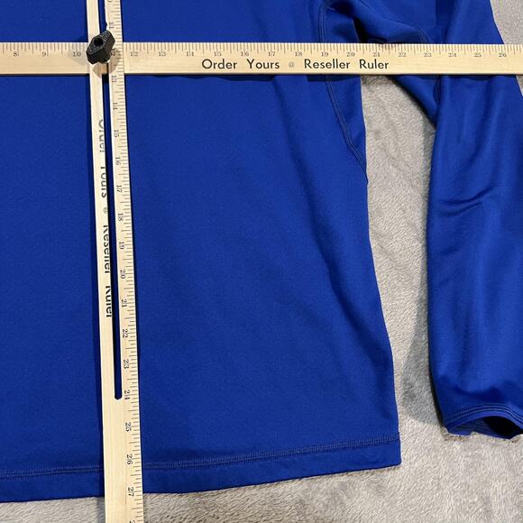 Kjus Pullover Mens Large Blue Hydraulic Half Zip Performance Stretch Outdoor Top - Picture 6 of 6